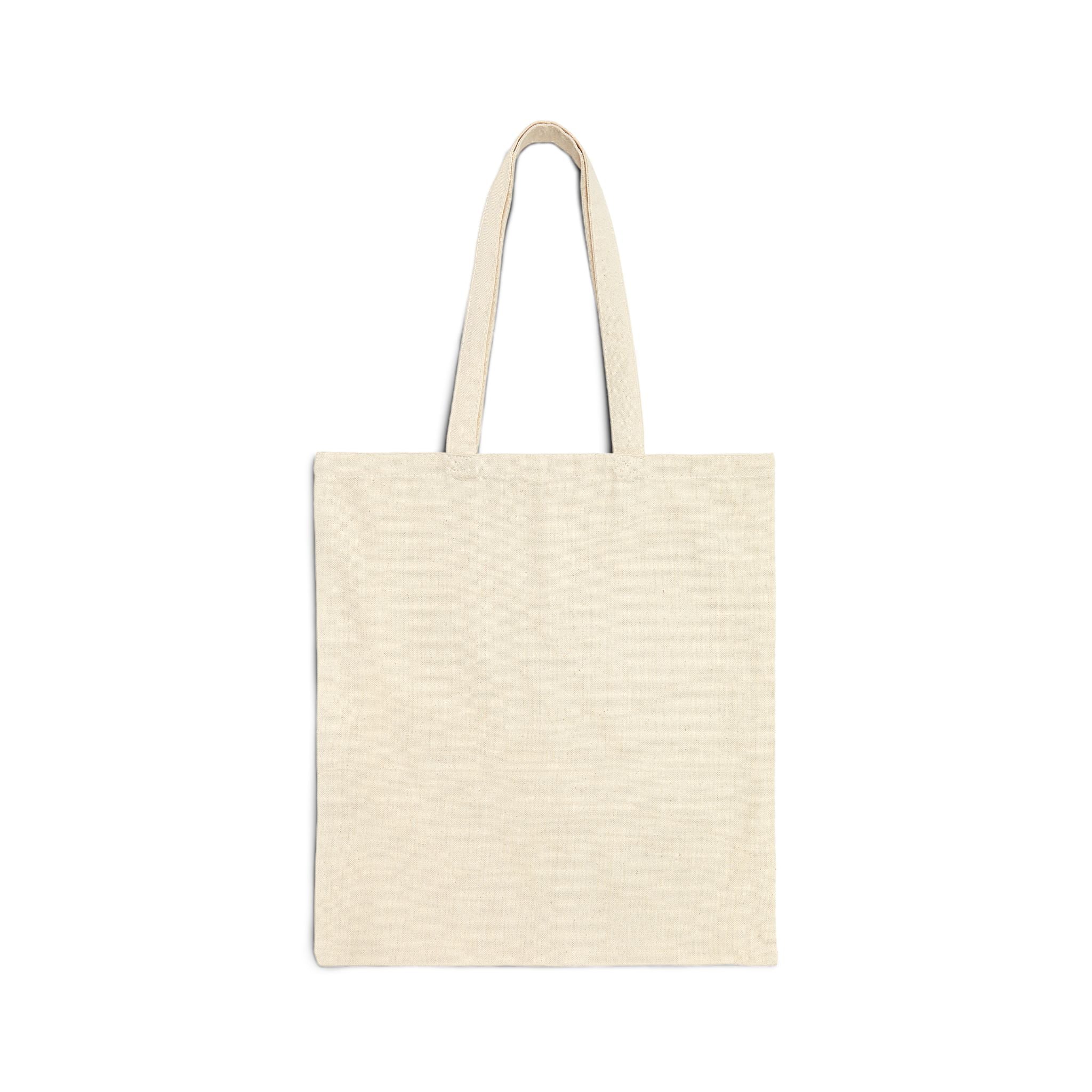 Canvas Tote Bag — "Wake Up Winning" Motivational Eco Shopper