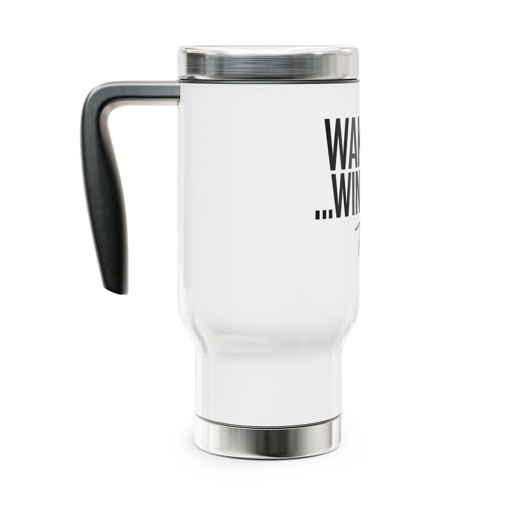Stainless Steel Travel Mug with Handle, 14oz